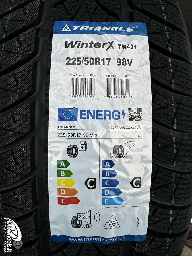 Triangle Winter X TW401, зимние 225/50 R17
