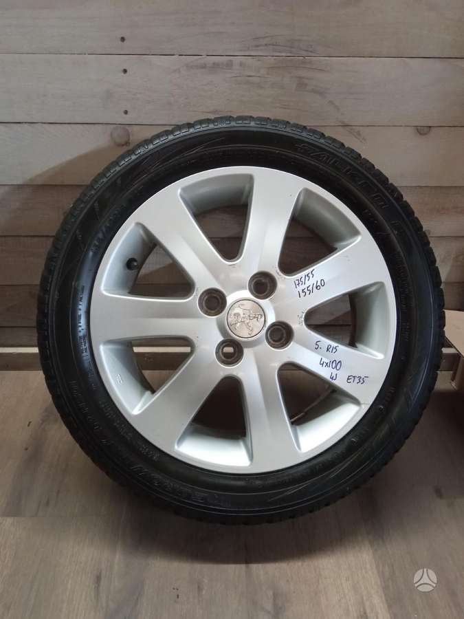 Peugeot Komplektas, легкосплавные , R15