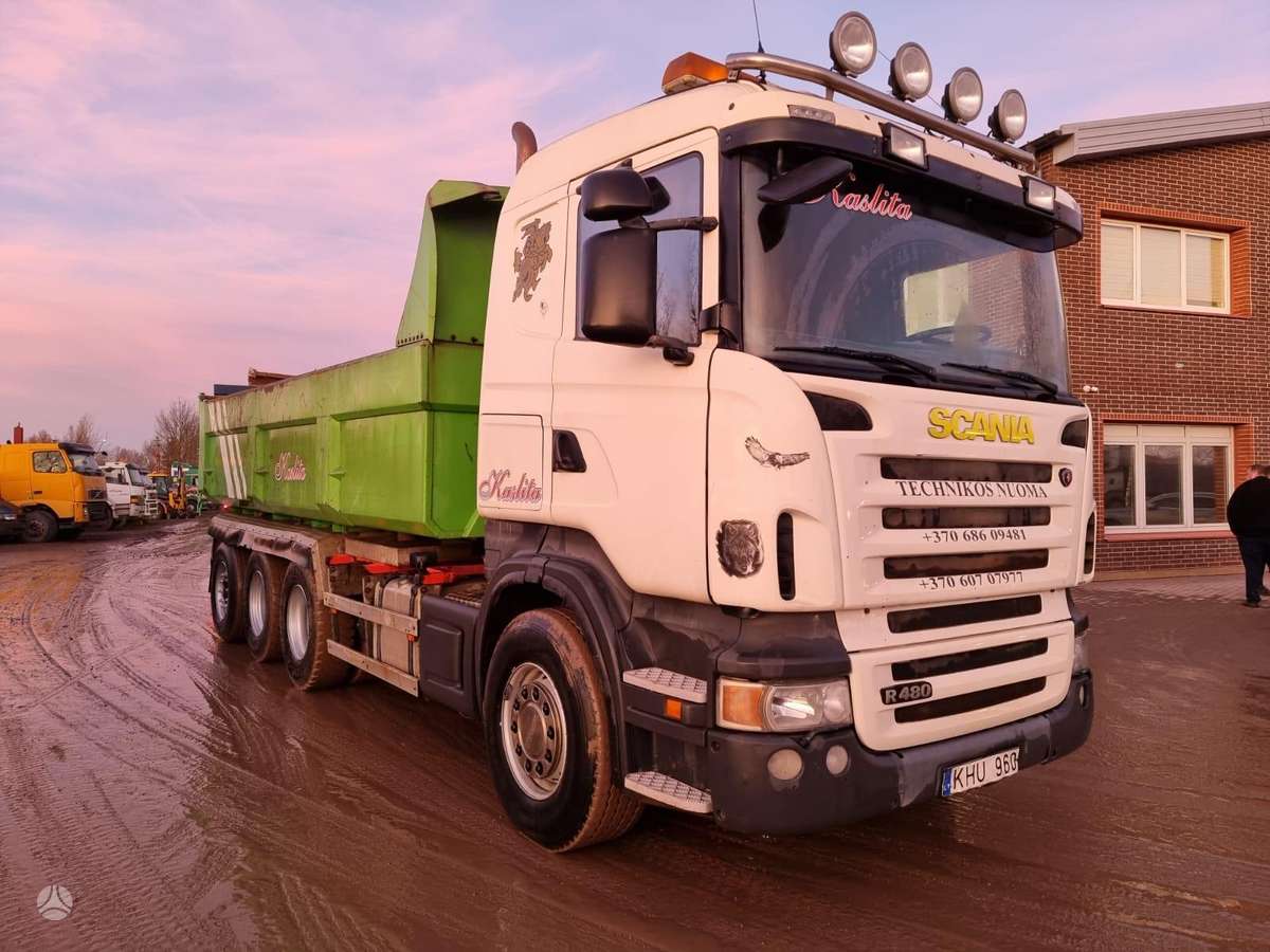 Scania R480 8×4, самосвалы