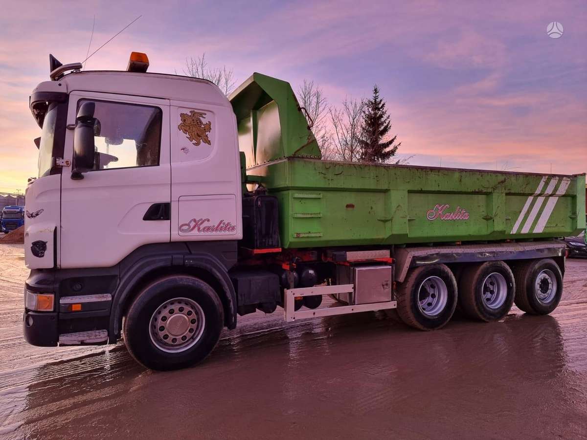 Scania R480 8×4, самосвалы