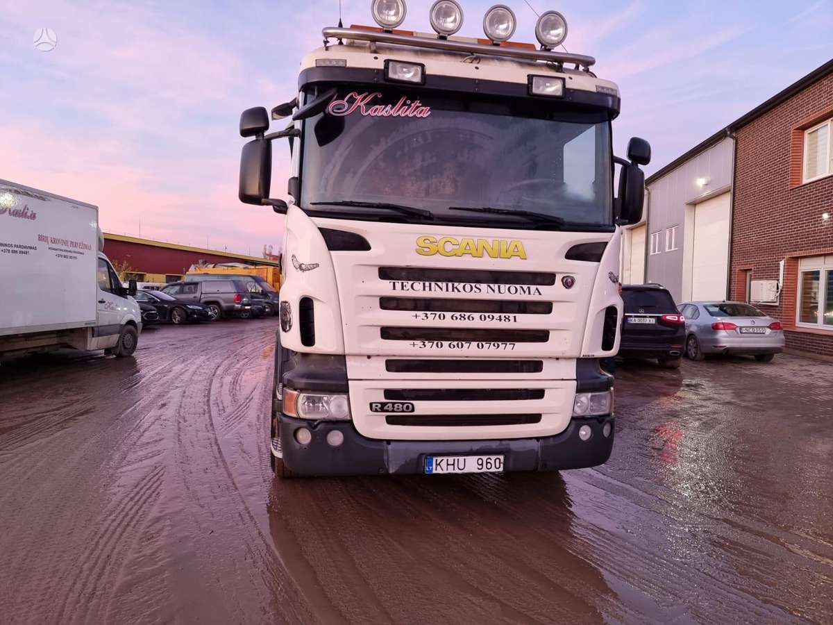 Scania R480 8×4, самосвалы