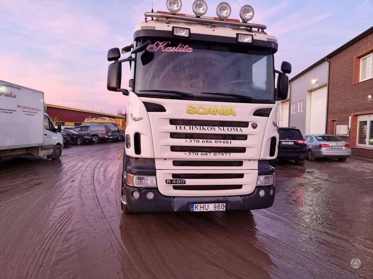 Scania R480 8×4, savivarčiai