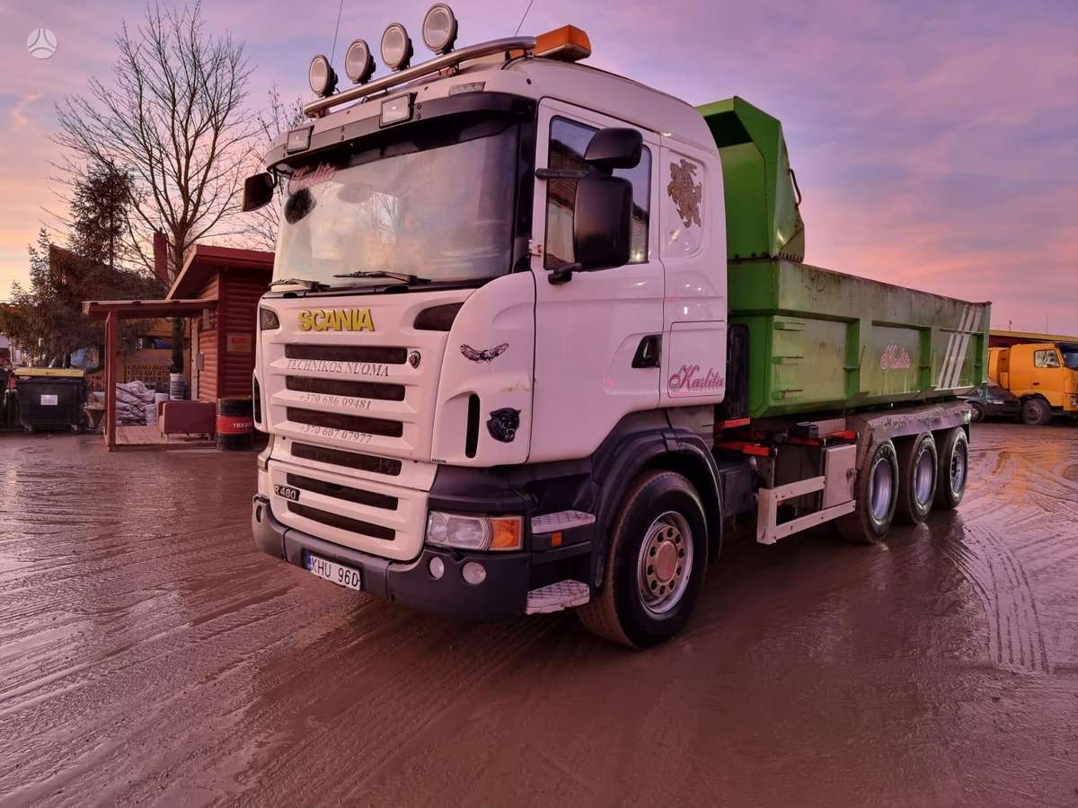Scania R480 8×4, самосвалы