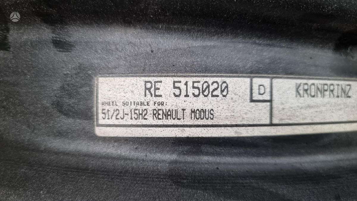 Renault Original, plieniniai štampuoti, R15