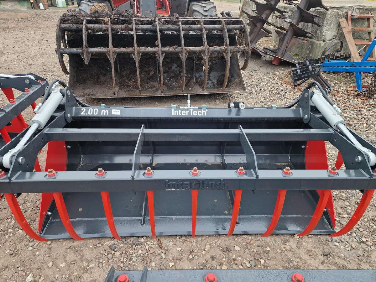 INTER-TECH Kaušas-krokodilas, forklift accessories