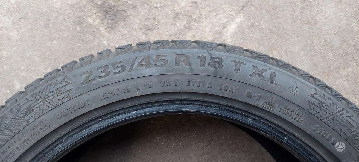 Continental, зимние 235/45 R18
