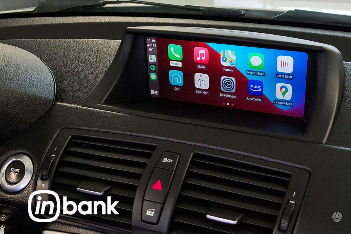 BMW 1 serija Carplay android auto modulis e81 e82 e87 e88 ccc cic sistem