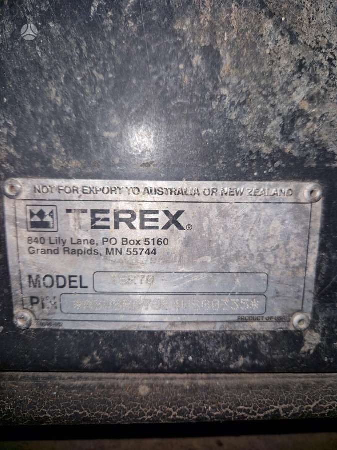 Terex Terex tsr70, mini loaders