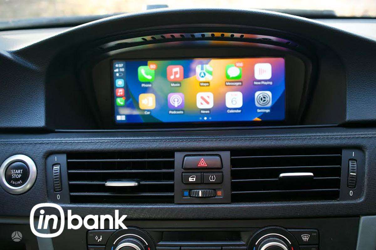 BMW 3 serija Carplay android auto modulis e90 e91 e92 e93 ccc cic sistem