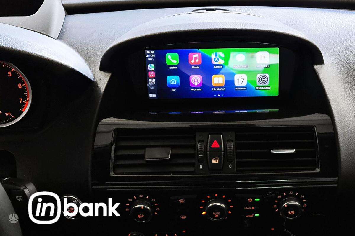 BMW 6 serija Carplay android auto modulis e63 e64 ccc cic evo sistemoms