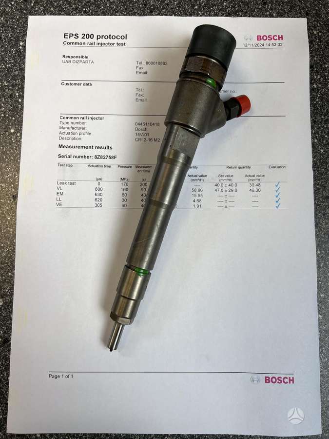 Iveco Daily, 0445110418 0445110520, engine parts