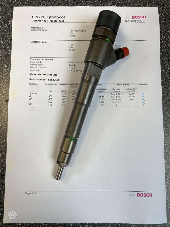 Fiat Ducato, 0445110418 0445110520, engine parts