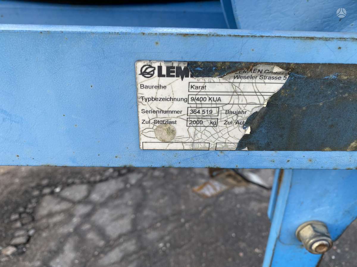 Lemken Karat 9/400, скребки, скрубберы