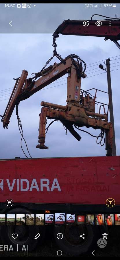 Palfinger 10700, cranes / grapples