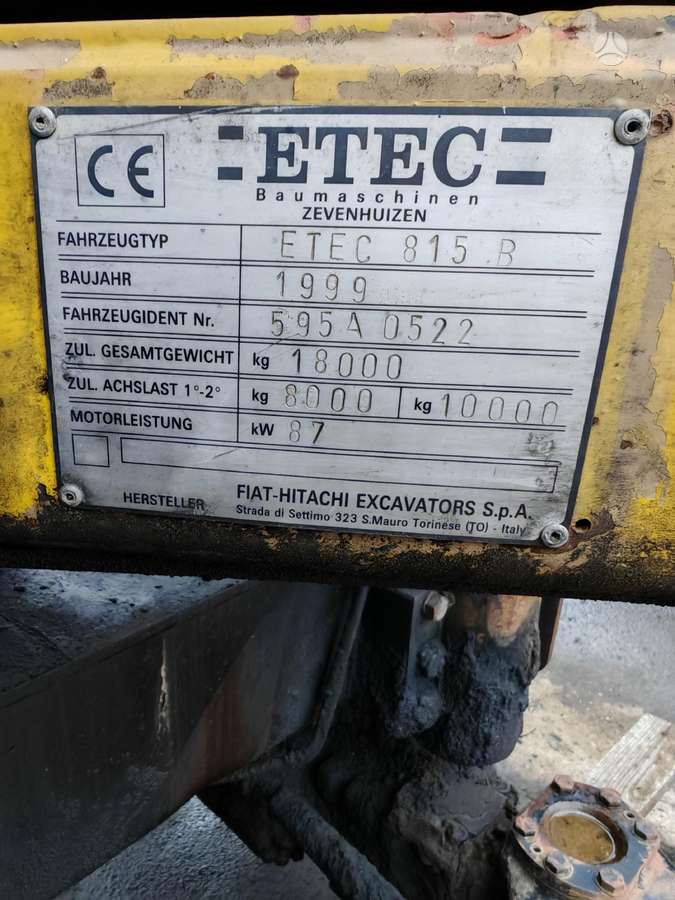 ETEC 815B, excavator