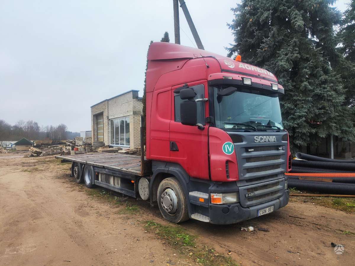 Scania R420, platformos