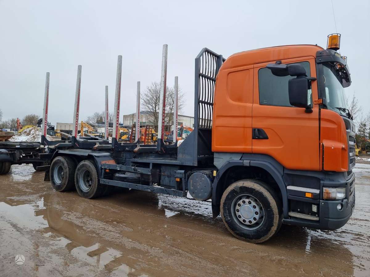 Scania R 580, timber trucks