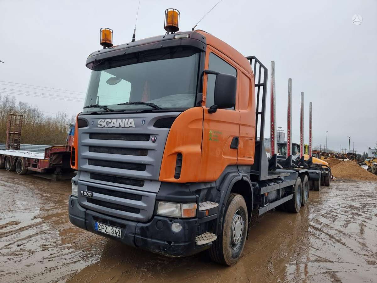 Scania R 580, timber trucks