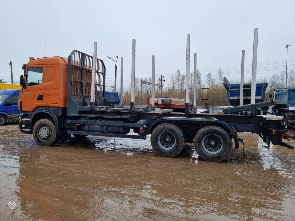 Scania R 580, лесовозы