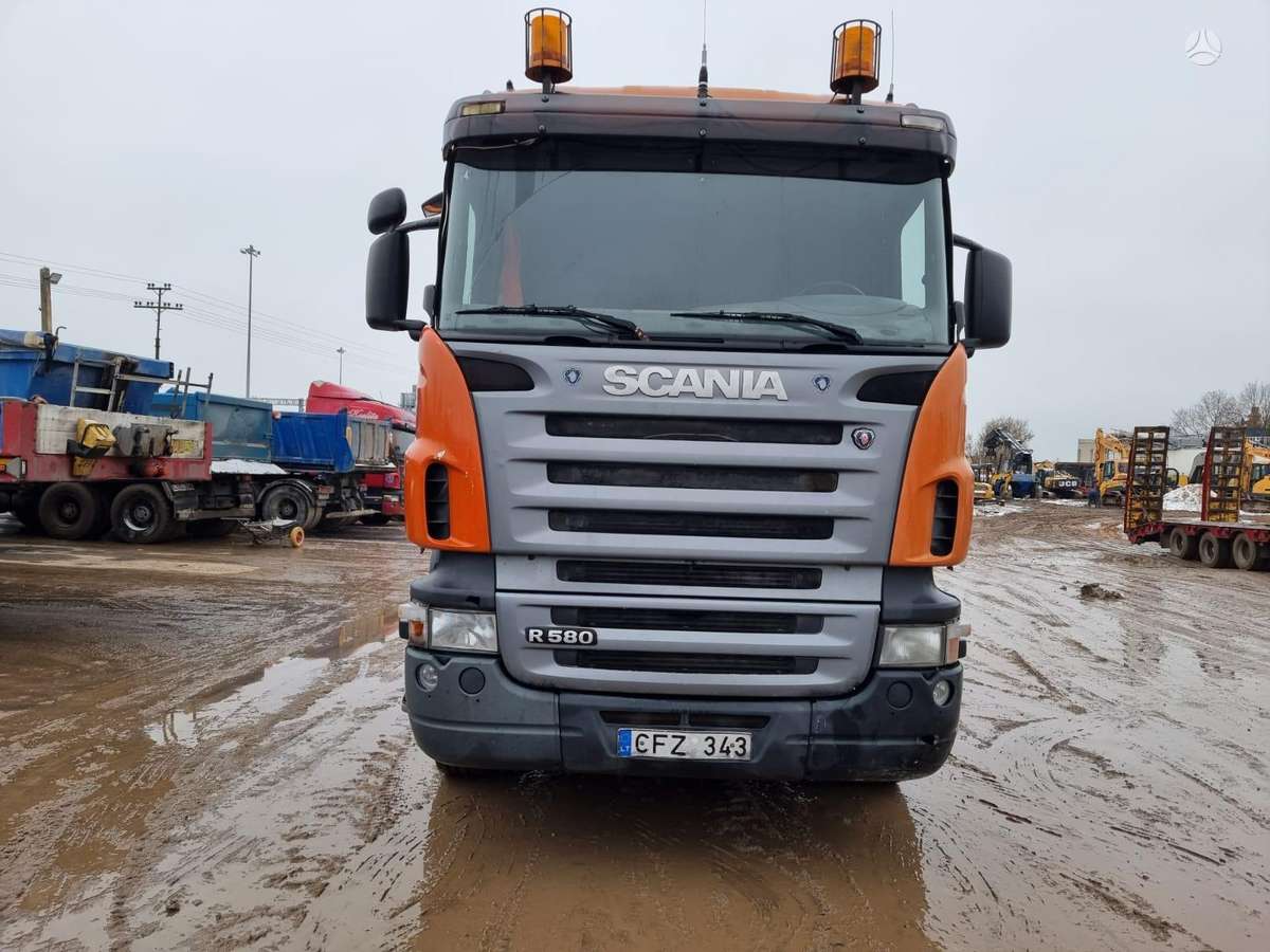 Scania R 580, timber trucks