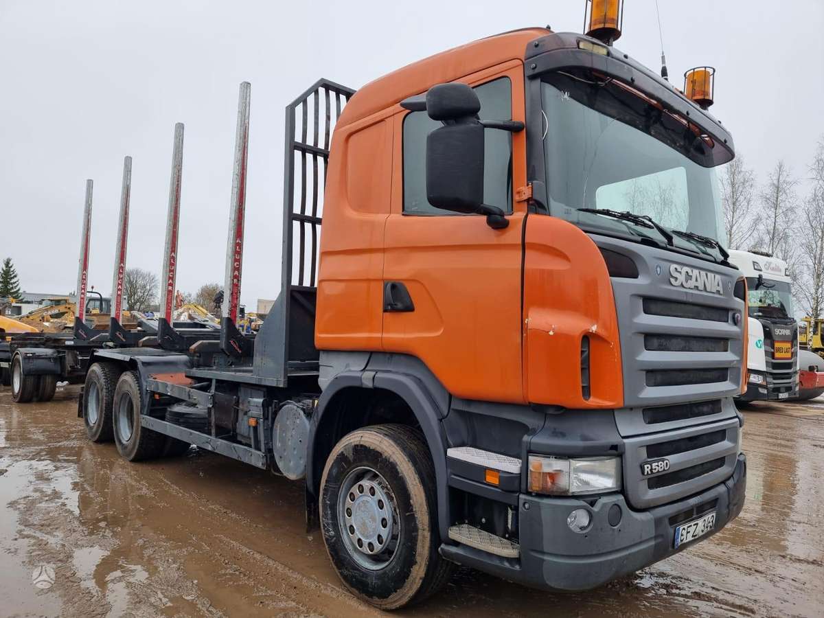 Scania R 580, лесовозы