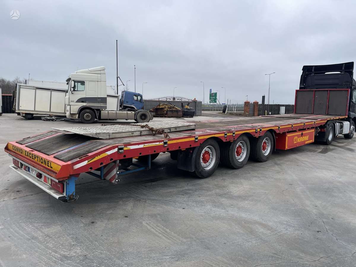 Krone MEGA, flatbed