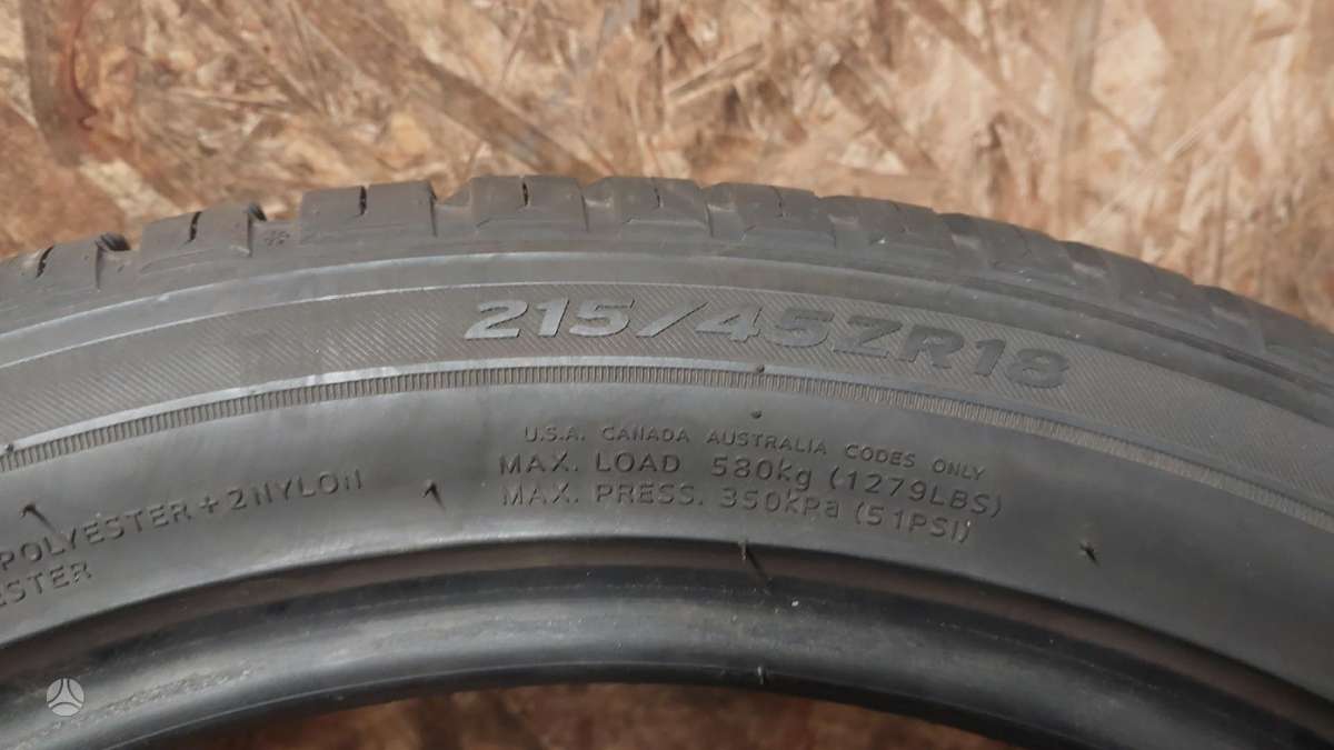 Hankook Kinergy 4s2, winter 215/45 R18