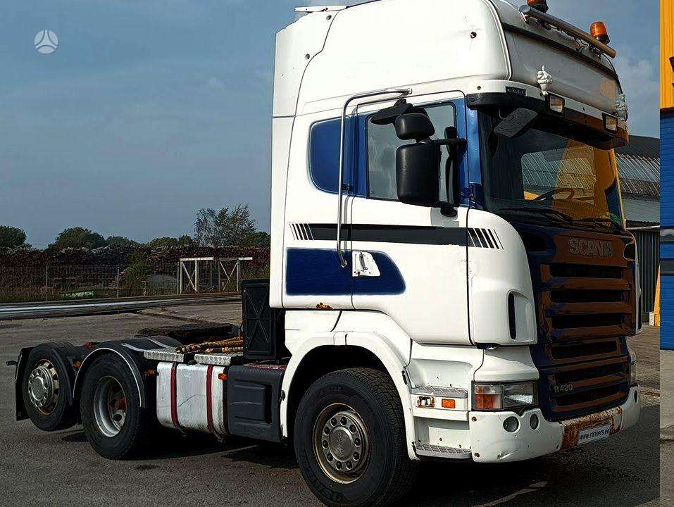 Scania R420 6x2 + hydro, double sleeper