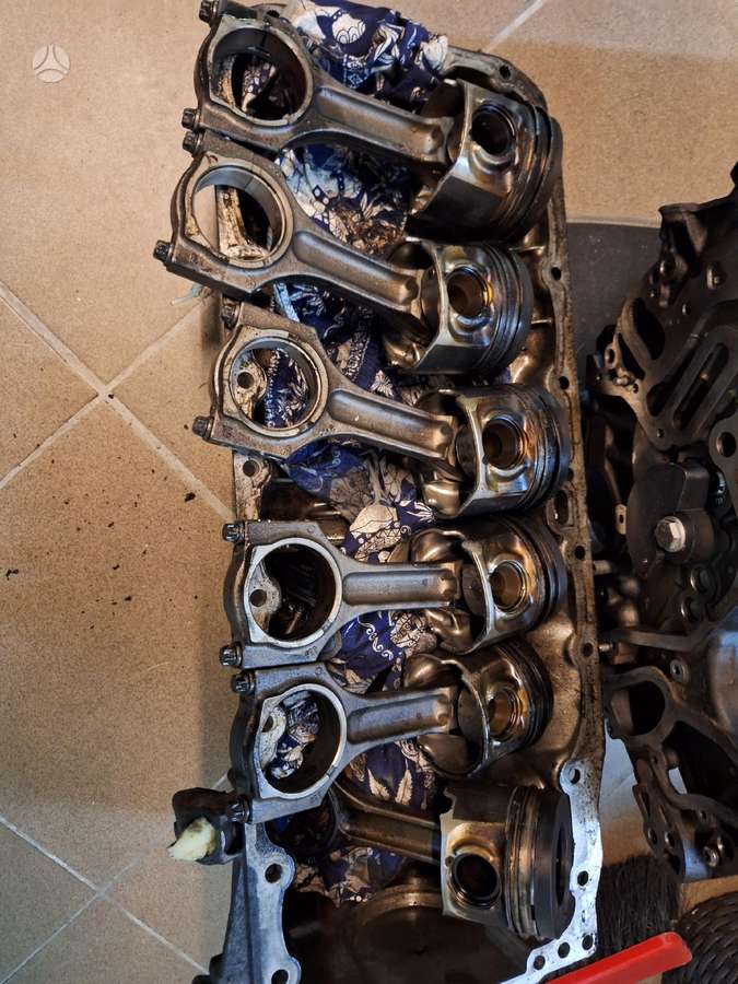 BMW X5 variklio detalės