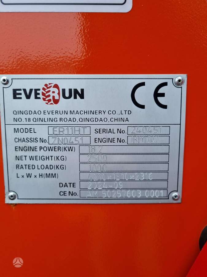 EVERUN ER11HT, krāvēji
