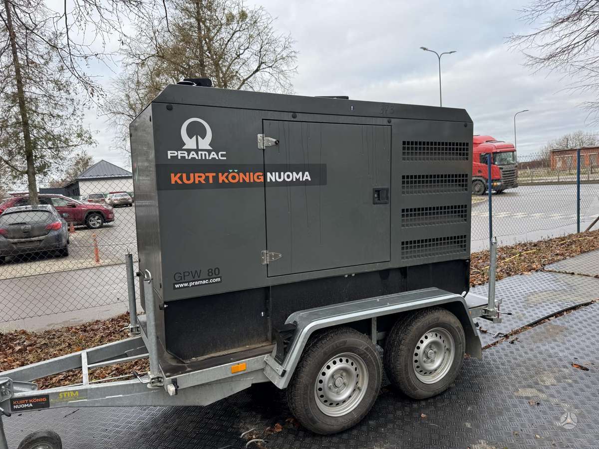 Pramac Priekabos bazėje generatorius, electric generators