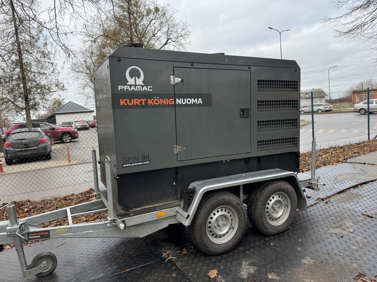 Pramac Priekabos bazėje generatorius, electric generators