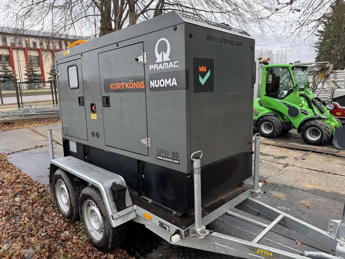 Pramac Priekabos bazėje generatorius, electric generators