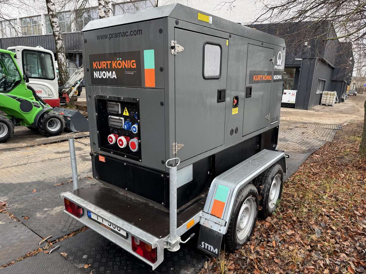 Pramac Priekabos bazėje generatorius, electric generators
