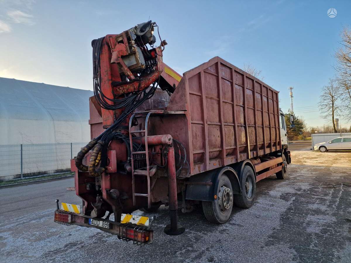 MAN 25.372, самосвалы с краном