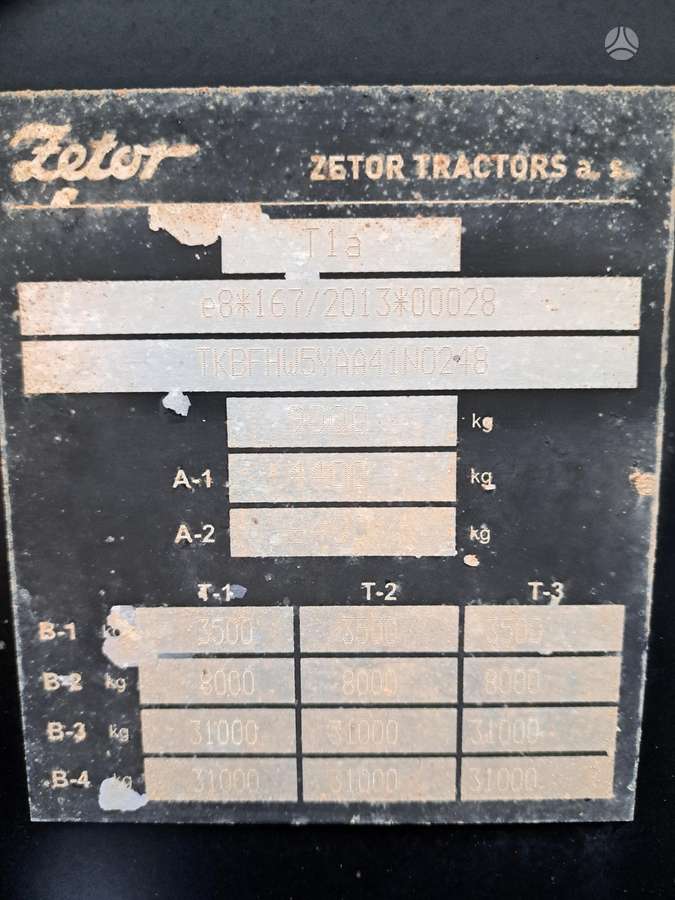 Zetor Forterra HSX 140, тракторы