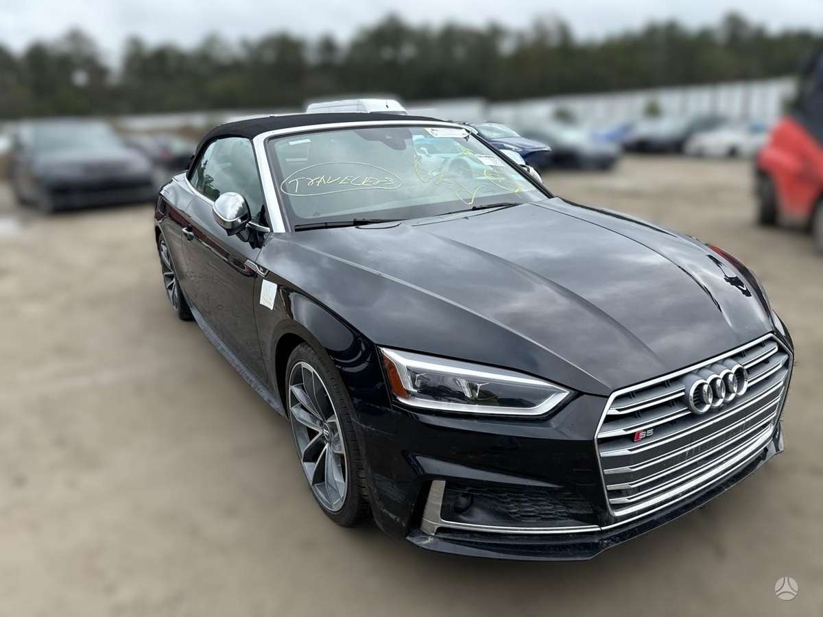 Audi S5 dalimis. Audi s5 2018m priekio nera