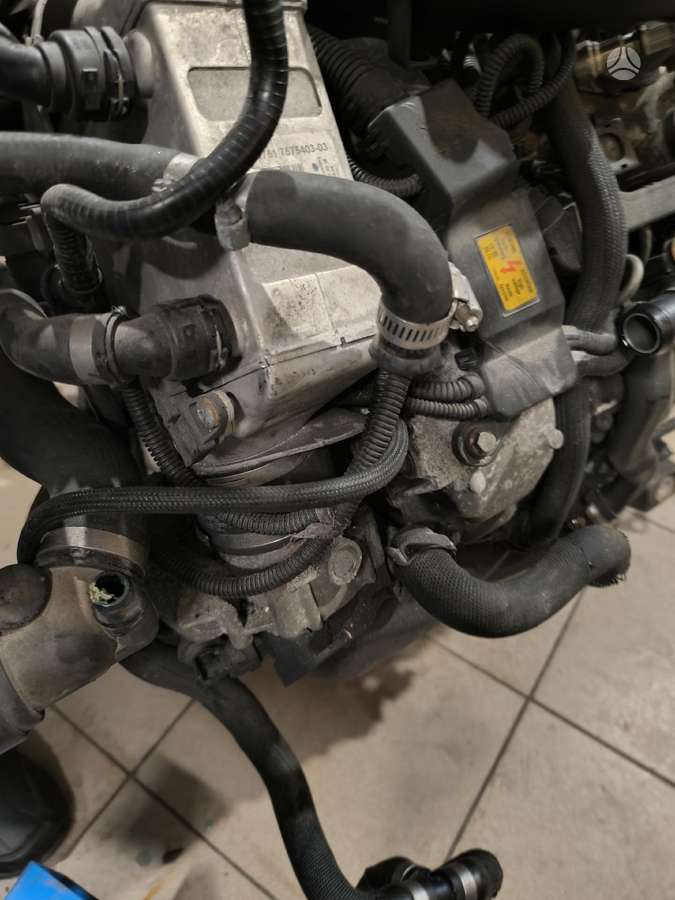BMW 750, N63B44A, engine