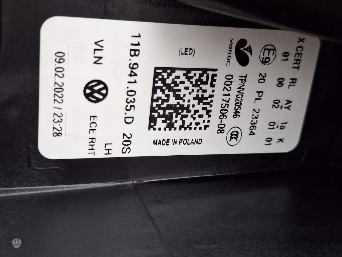 Volkswagen ID.4 žibintai