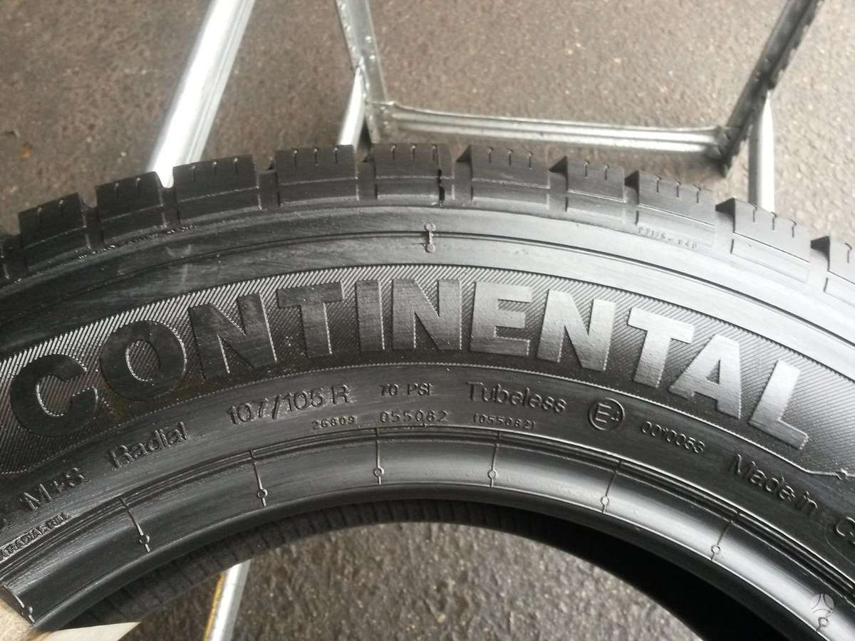 Continental VANCOWINTER apie 9mm, зимние 195/75 R16