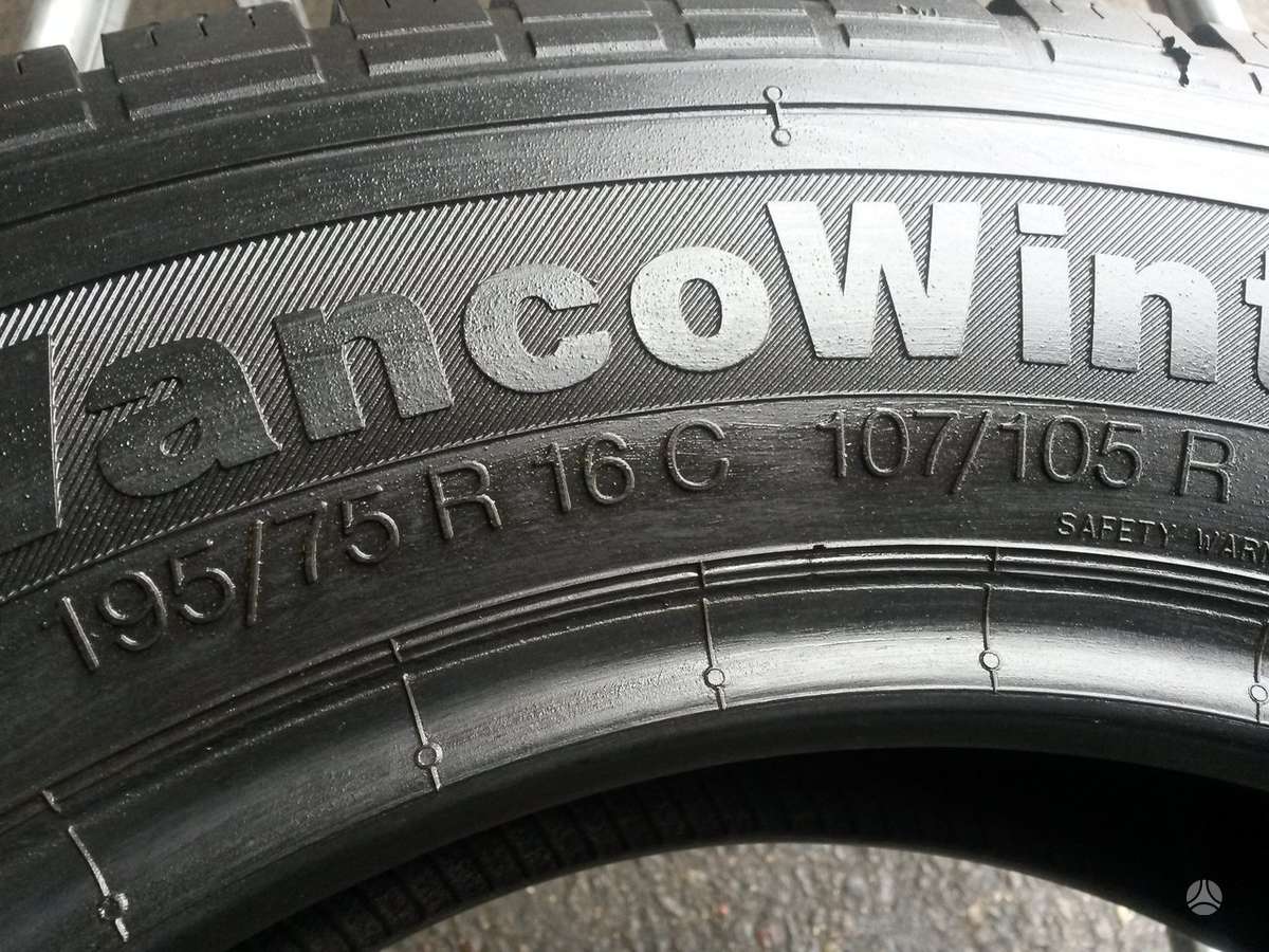 Continental VANCOWINTER apie 9mm, зимние 195/75 R16