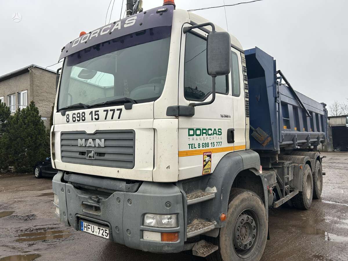MAN TG360A, dumpers / tippers