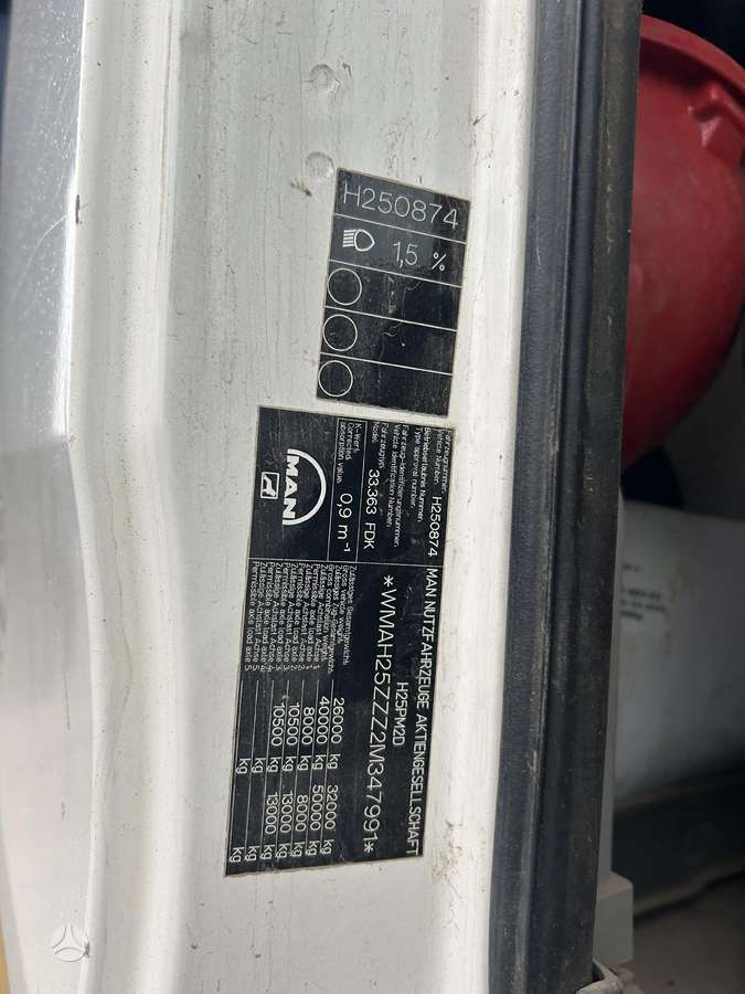 MAN TG360A, dumpers / tippers