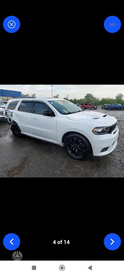Dodge Durango Pilnas pwd spalva