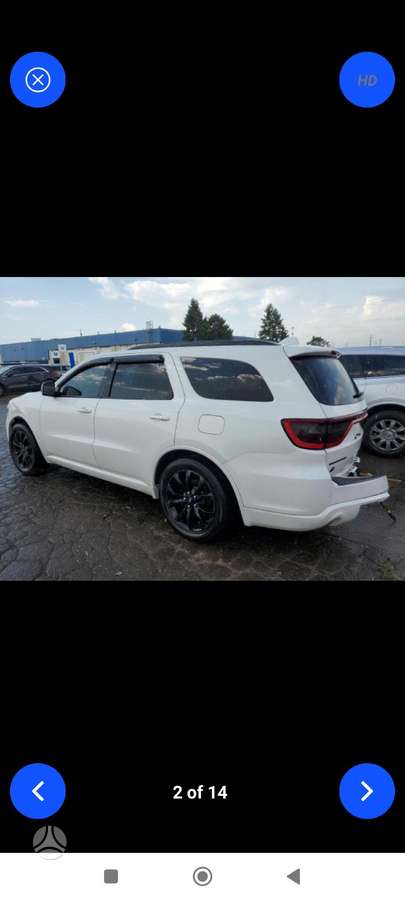 Dodge Durango Pilnas pwd spalva