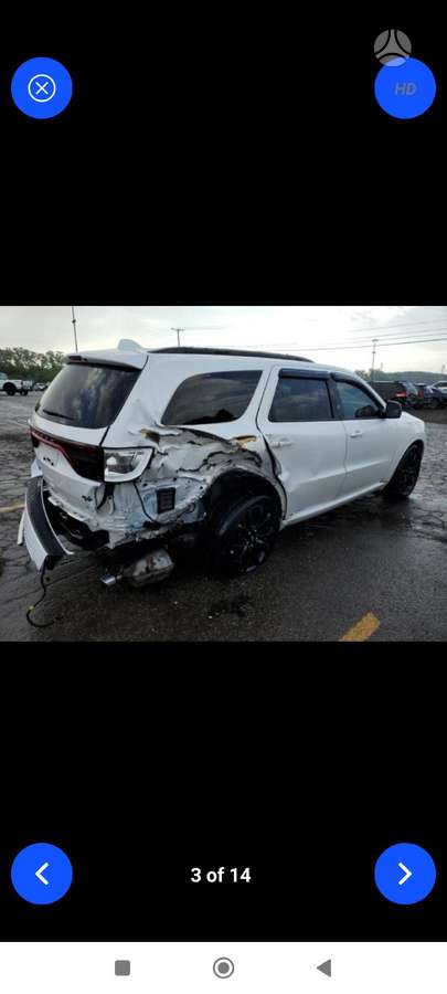 Dodge Durango Pilnas pwd spalva