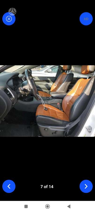 Dodge Durango Pilnas pwd spalva