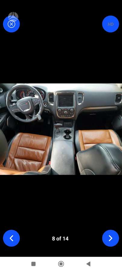 Dodge Durango Pilnas pwd spalva