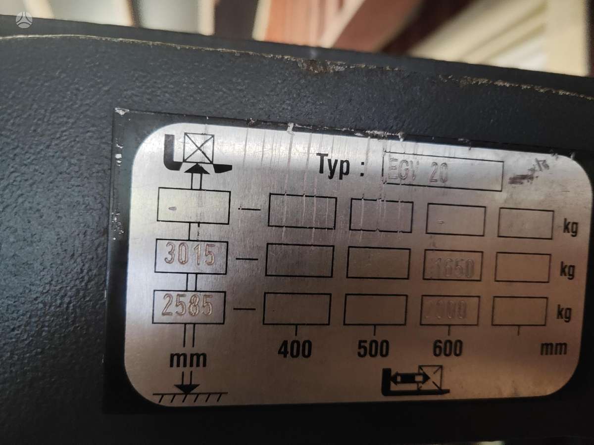 Still EGV-20, warehouse equipment