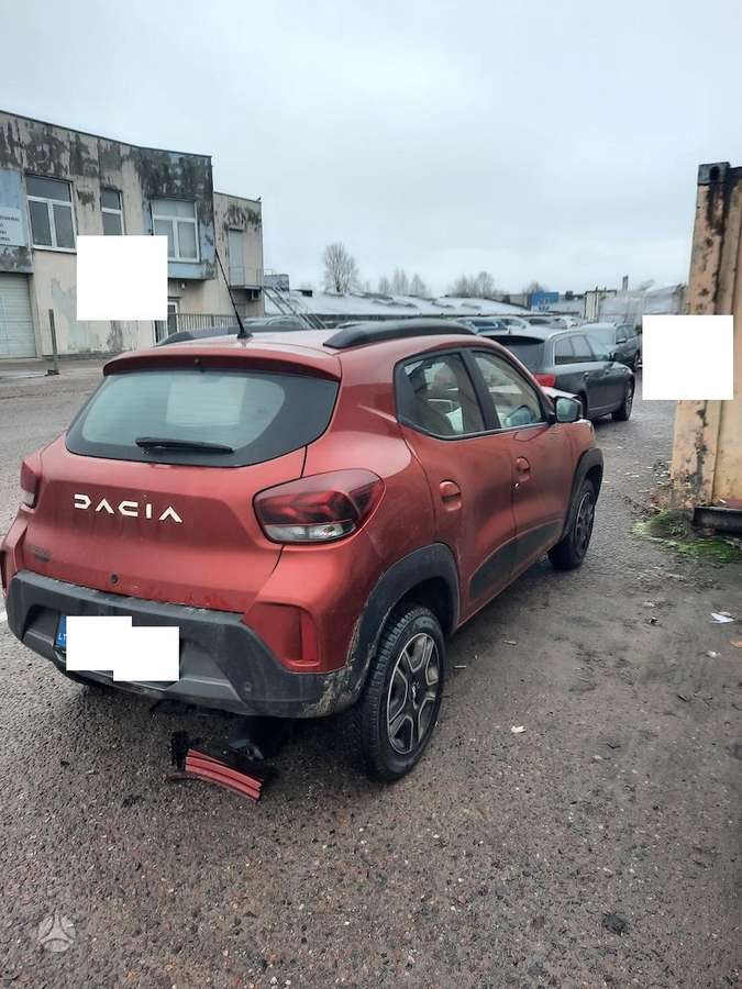 Dacia Spring Atnaujintas modelis baterija 33kw